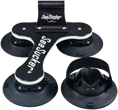 SeaSucker Talon 1-Bike Roof Rack - HUSKE QR Fork Mount Rear Wheel Holder BLK