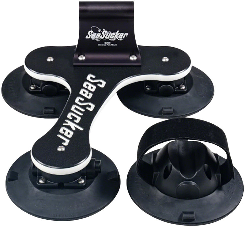 SeaSucker Talon 1-Bike Roof Rack - HUSKE QR Fork Mount Rear Wheel Holder BLK