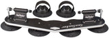 SeaSucker Mini Bomber 2-Bike Roof Rack - HUSKE QR Fork Mounts Rear Wheel Holders BLK