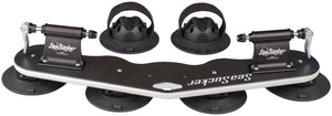 SeaSucker Mini Bomber 2-Bike Roof Rack - HUSKE QR Fork Mounts Rear Wheel Holders BLK