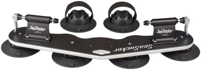 SeaSucker Mini Bomber 2-Bike Roof Rack - HUSKE QR Fork Mounts Rear Wheel Holders BLK