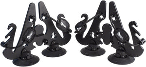 SeaSucker Pallavicini Ski Rack - Holds 2 Pair W/Poles or 2 Snowboards Black