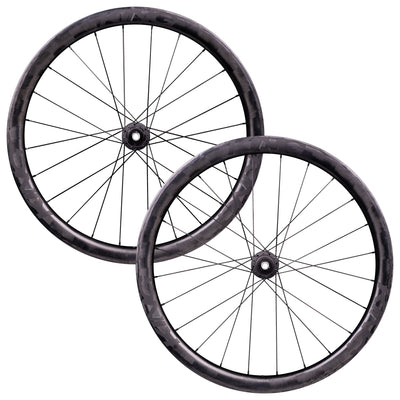 Chris King Built ARD44 Wheelset - 700c, 12x100/142mm, 24/24h, Center-Lock, R45D Hubs