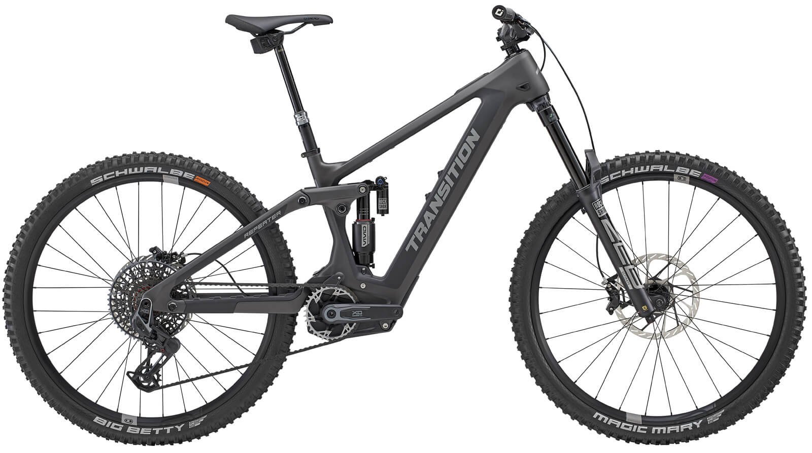 2024 Transition Repeater PT 29" Cabon Complete E-Bike - X0 AXS Build