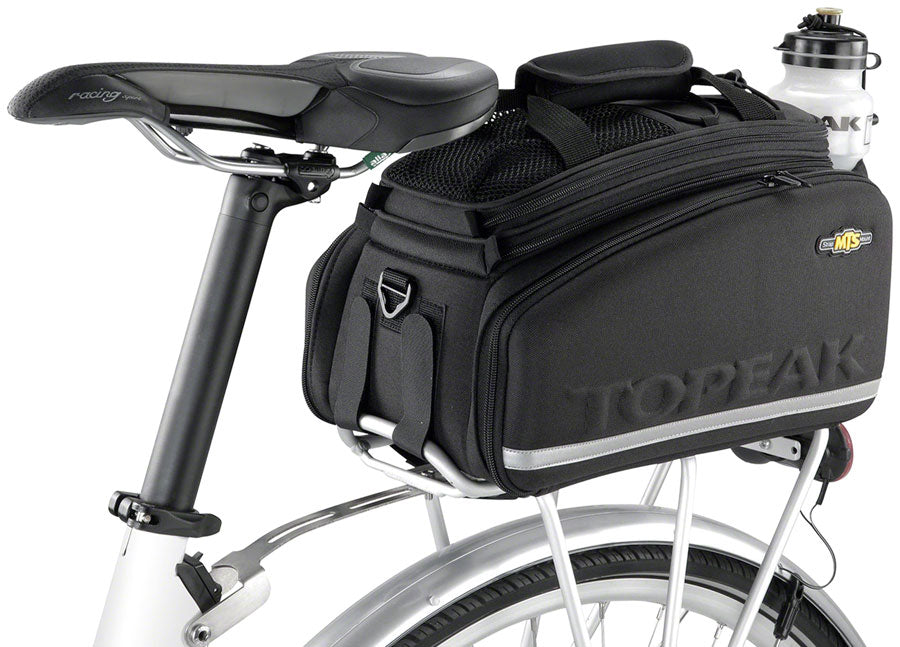 Topeak MTS Trunk Bag DXP Rack Bag Expandable Panniers - Strap Mount BLK