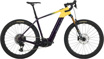 Salsa Tributary C Force XO AXS Transmission SUS Ebike - 29" Carbon Amethyst/YLW Small