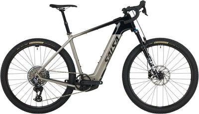 Salsa Tributary C Rival GX AXS Transmission SUS Ebike - 29" Carbon Charcoal/BLK X-Large