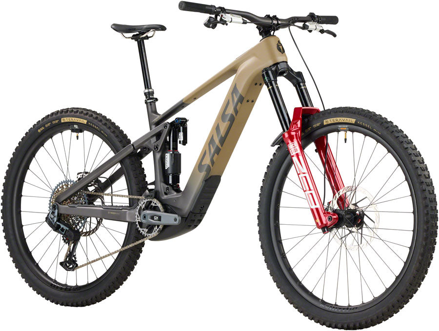 Salsa Notch C GX AXS Transmission Ebike - 29" Carbon Black / Walnut Medium