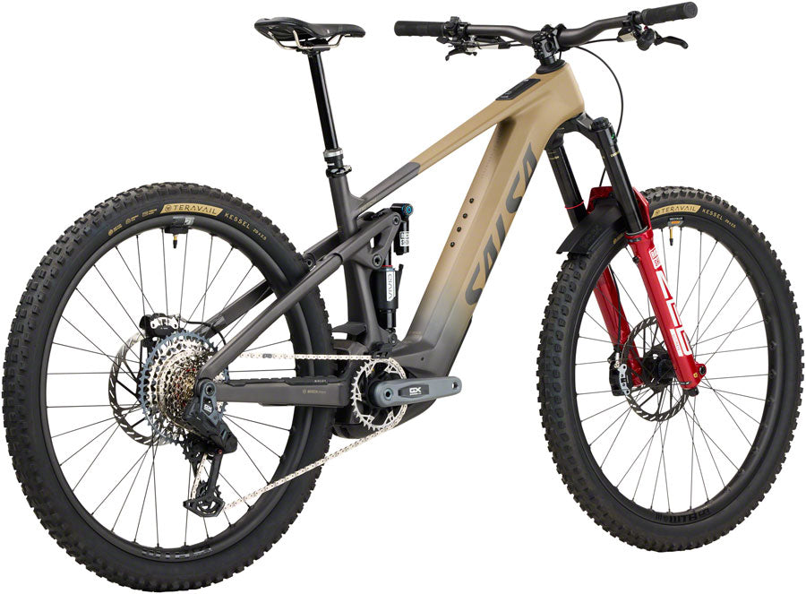 Salsa Notch C GX AXS Transmission Ebike - 29" Carbon Black / Walnut Medium