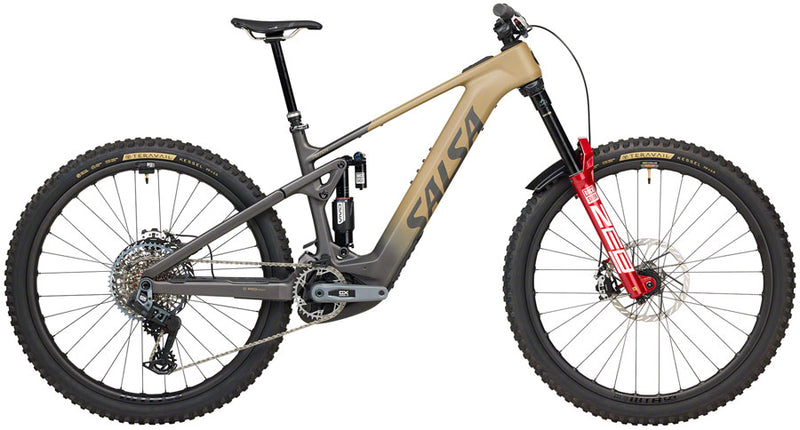 Salsa Notch C GX AXS Transmission Ebike - 29" Carbon Black / Walnut Medium