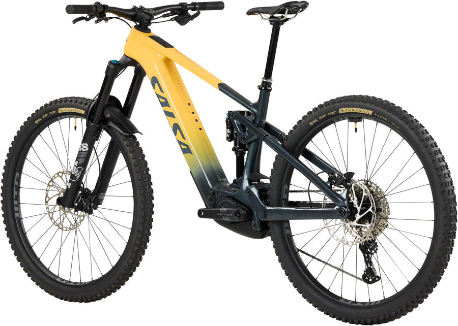 Salsa Notch C Deore 12 Ebike - 29" Carbon Slate / Apricot Large