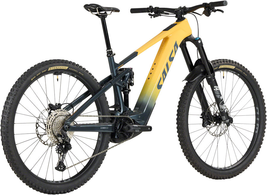 Salsa Notch C Deore 12 Ebike - 29" Carbon Slate / Apricot Small