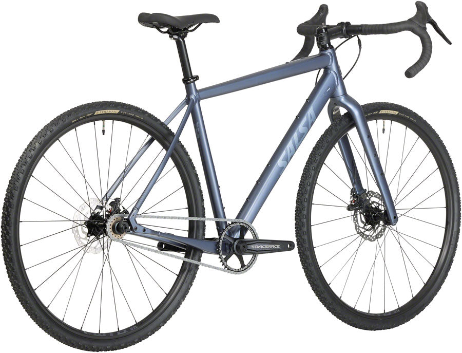 Salsa Stormchaser Single Speed Bike - 700c Aluminum Charcoal Blue 61cm
