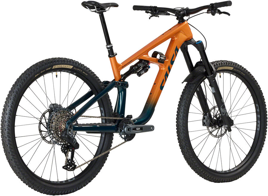 Salsa BLKthorn 145 C GX AXS Transmission Bike - 29" Carbon Slate / Terracotta X-Large