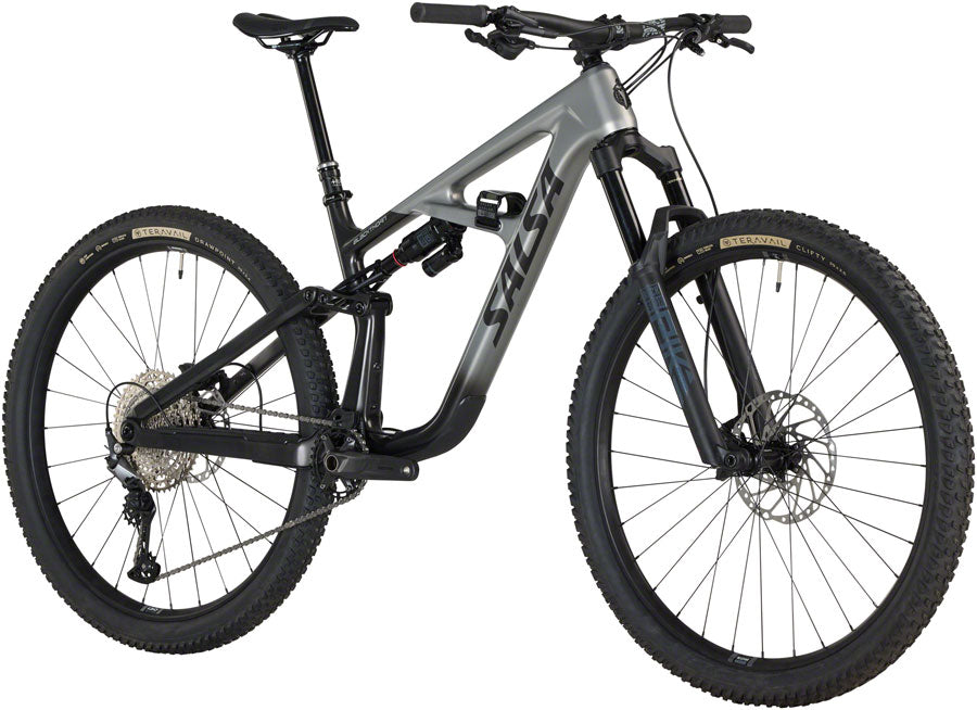 Salsa BLKthorn 125 C Deore 12 Bike - 29" Carbon Coffee BLK /Smoke X-Large