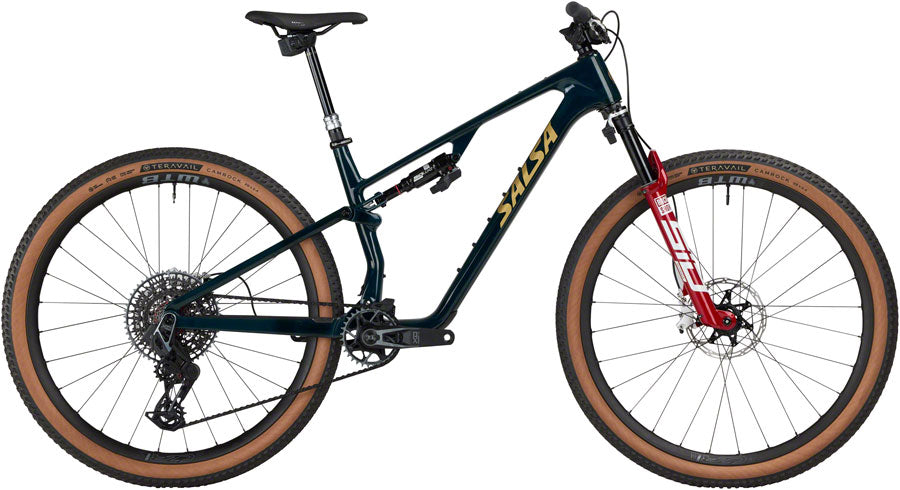 Salsa Spearfish C Deluxe XO AXS Transmission Bike - 29" Carbon Midnight Carbon Small