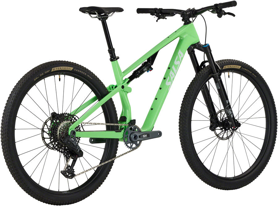 Salsa Spearfish C Deluxe GX AXS Transmission Bike - 29" Carbon Citrus Green Medium