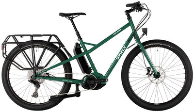Surly Skid Loader Cargo Ebike - 27.5 Steel Illegal Smile Green Medium