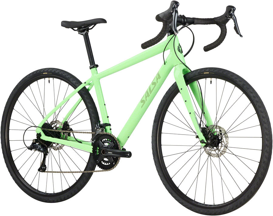Salsa Journeyer Drop Bar Sora 2x9 Bike - 700c Aluminum Citrus Green 55cm
