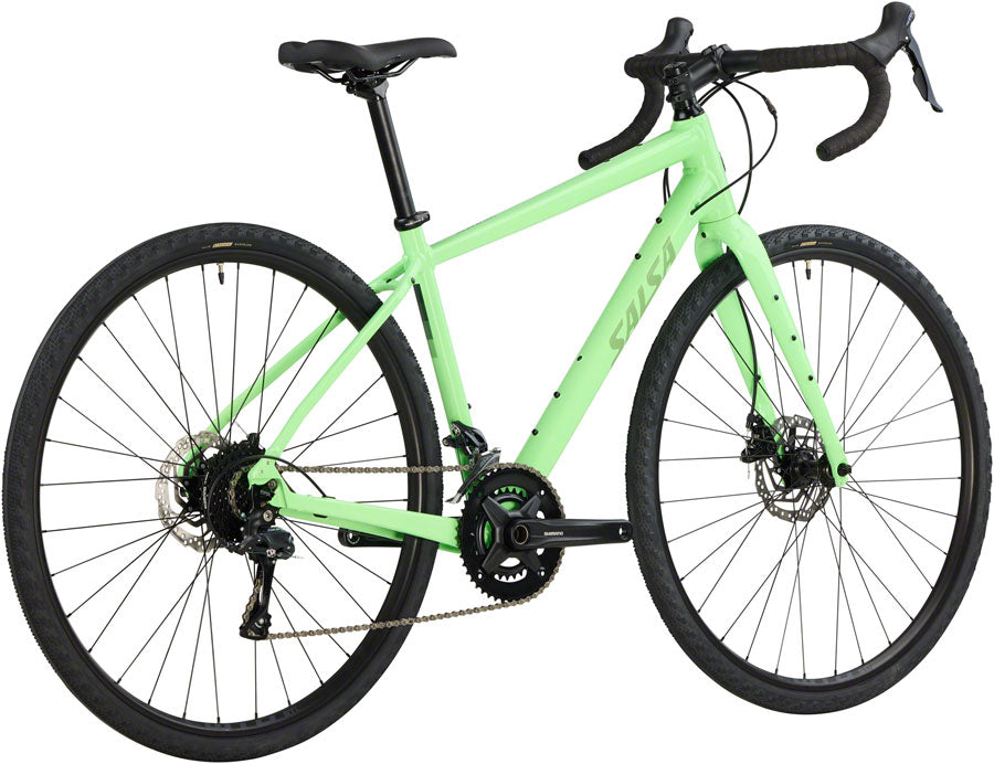 Salsa Journeyer Drop Bar Sora 2x9 Bike - 700c Aluminum Citrus Green 53cm