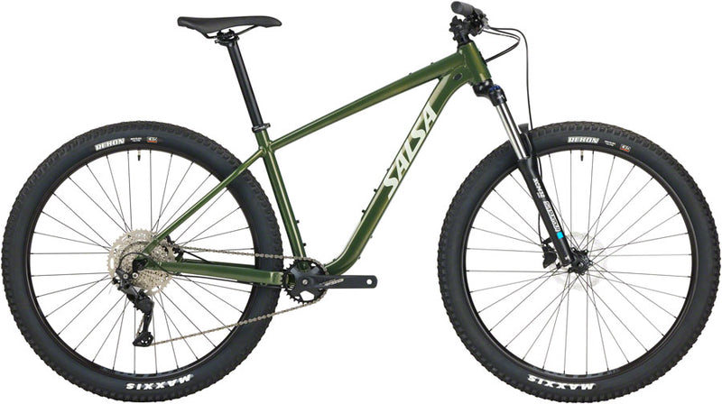 Salsa Rangefinder Deore 10 29 Bike - 29" Aluminum Dark Moss Green Large