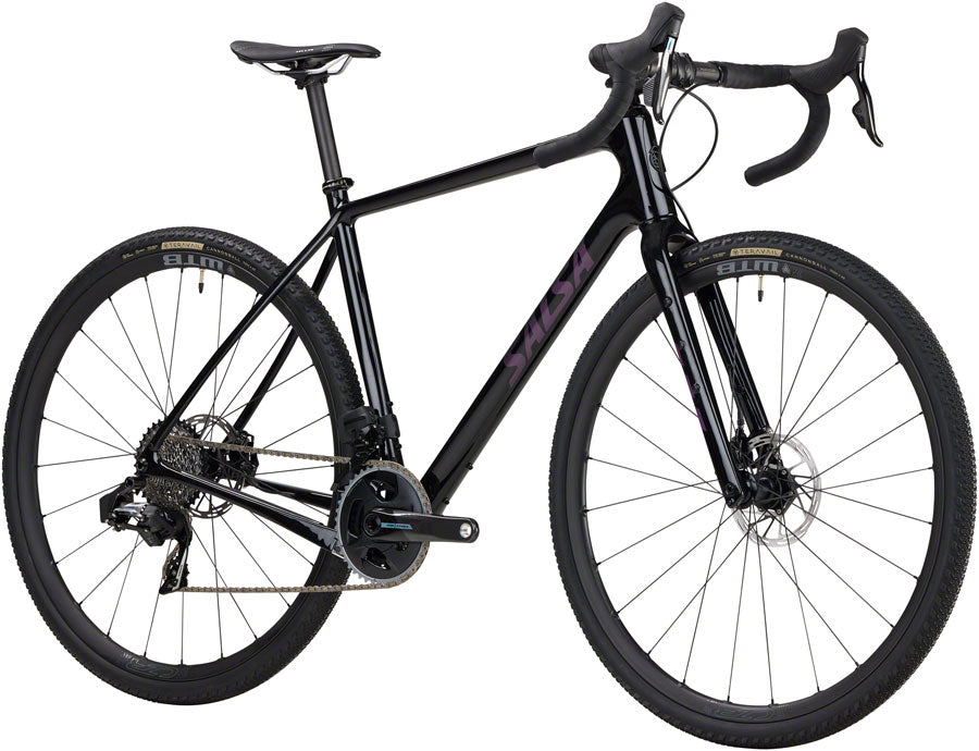 Salsa Warbird C Force AXS Wide Bike - 700c Carbon Gloss Black 59cm