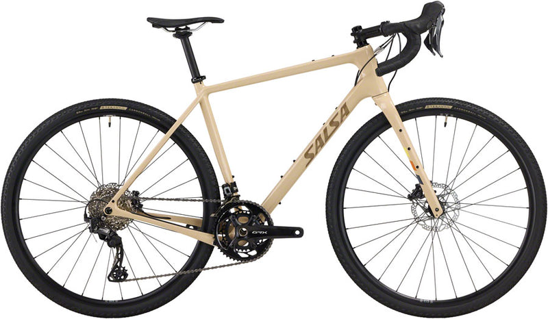 Salsa Warbird C GRX 820 2x12 Bike - 700c Carbon Tan 56cm