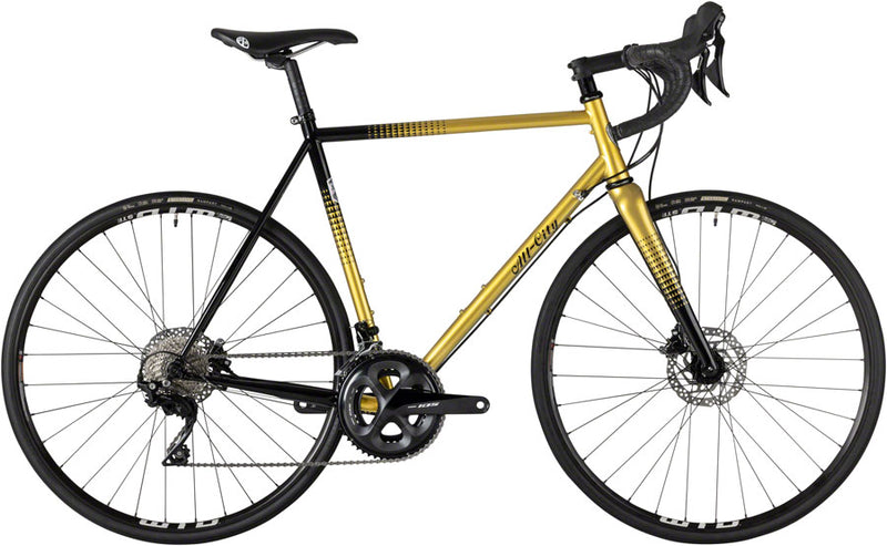 All-City Zig Zag Bike - 700c Steel 105 Golden Leopard 55cm