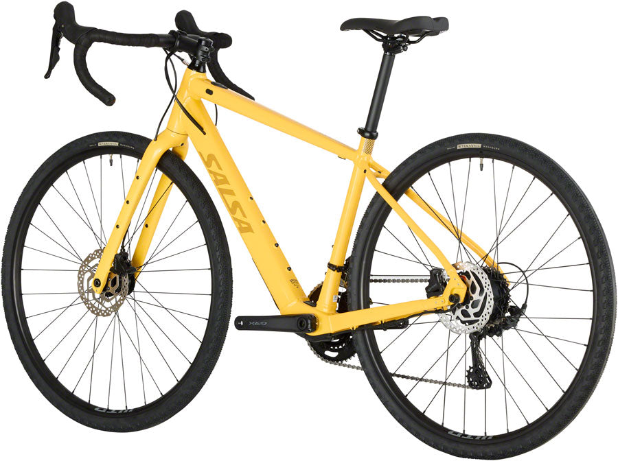 Salsa Confluence Drop Bar GRX 600 2x Ebike - 700c Aluminum Yellow 51cm