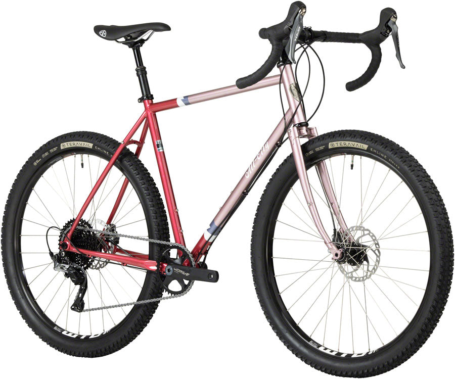 All-City Gorilla Monsoon Bike - 650b Steel GRX Hotberry Rhubarb 52cm