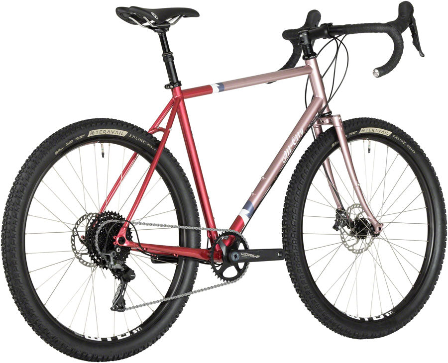 All-City Gorilla Monsoon Bike - 650b Steel GRX Hotberry Rhubarb 49cm