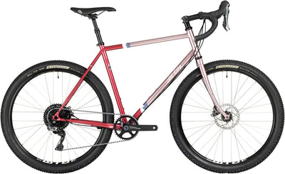 All-City Gorilla Monsoon Bike - 650b Steel GRX Hotberry Rhubarb 55cm
