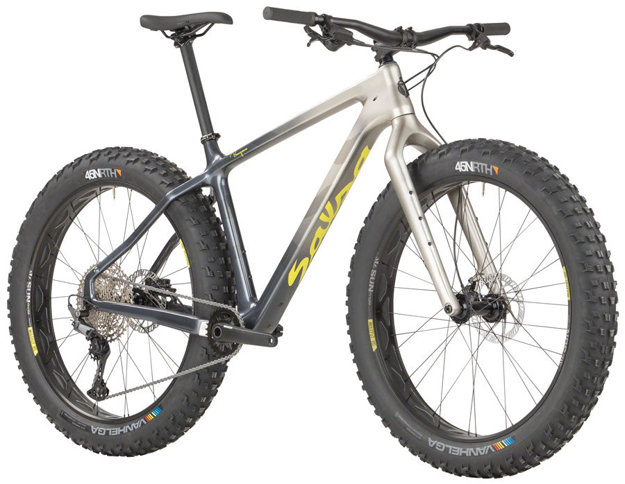 Salsa Beargrease Carbon Deore 11spd Fat Bike - 27.5" Carbon Gray Fade Small