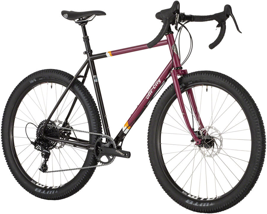 All-City Gorilla Monsoon Bike - 650b Steel APEX Charred Berry 61cm