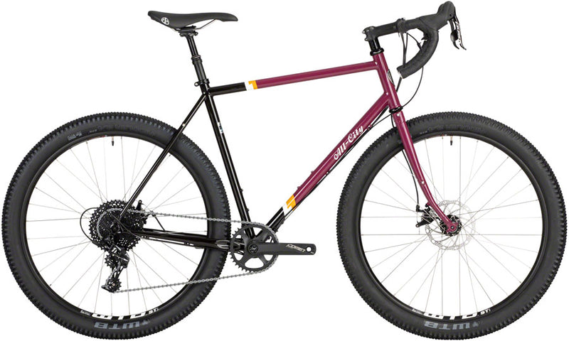 All-City Gorilla Monsoon Bike - 650b Steel APEX Charred Berry 61cm