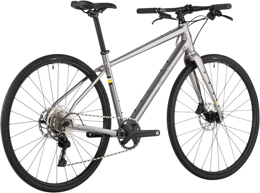 Salsa Journeyer Flat Bar Deore 10 700 Bike - 700c Aluminum Ash Grey XS