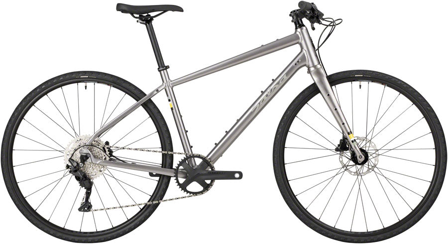 Salsa Journeyer Flat Bar Deore 10 700 Bike - 700c Aluminum Ash Grey SM