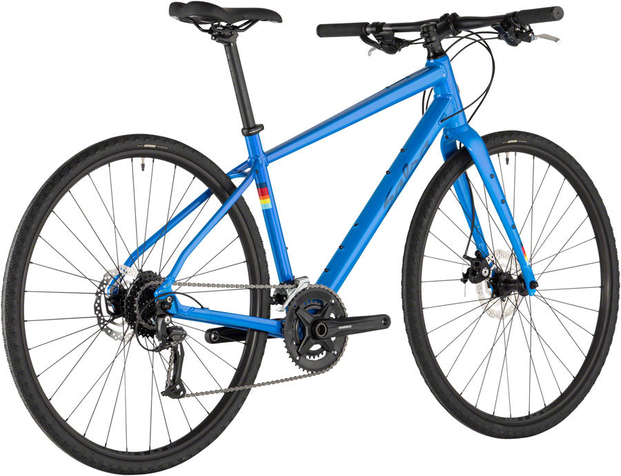 Salsa Journeyer Flat Bar Altus 700 Bike - 700c Aluminum Blue XS