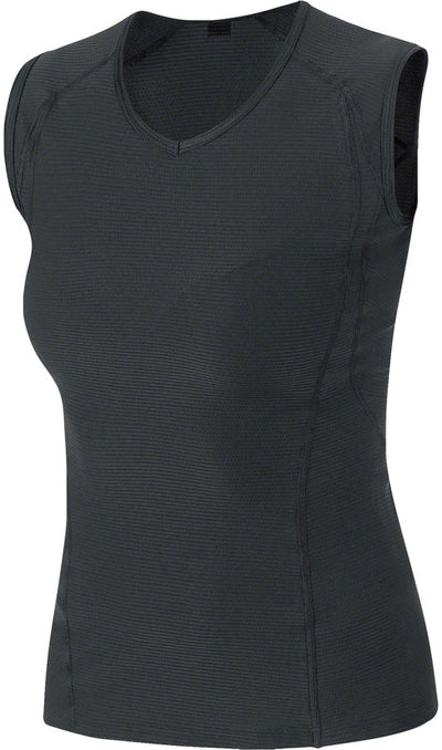 Gorewear M Base Layer Sleeveless Shirt - Black Womens Medium