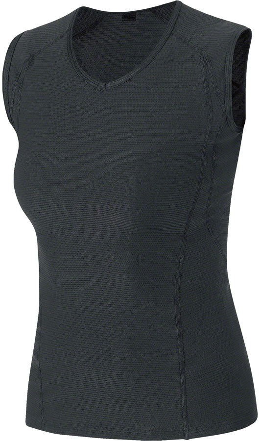 Gorewear M Base Layer Sleeveless Shirt - Black Womens X-Large