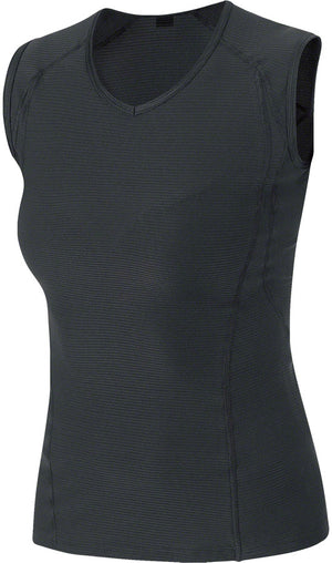Gorewear M Base Layer Sleeveless Shirt - Black Womens X-Large