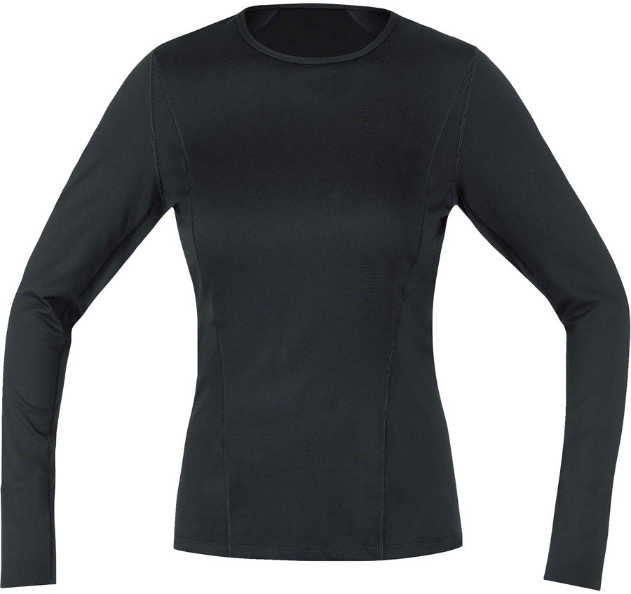 Gorewear Base Layer Thermo Long Sleeve Shirt - Black Womens Small