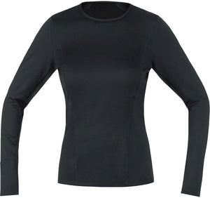 Gorewear Base Layer Thermo Long Sleeve Shirt - Black Womens Small