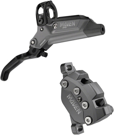 SRAM Maven Bronze Disc Brake and Lever Brakeset Post Mount, 4-Piston, Aluminum Lever, SS Hardware, Blast Dark Polar, A1 (Copy)