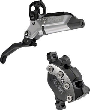 SRAM Maven Ultimate Stealth Disc Brake and Lever - Front, Post Mount, 4-Piston, Aluminum Lever, Titanium Hardware, Black/Silver, A1 - Open Box, New