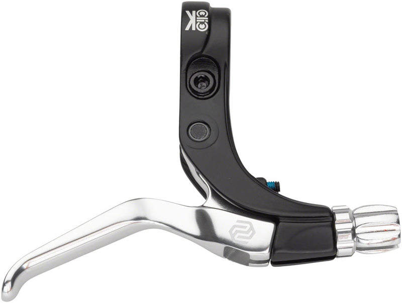 Promax Click V-Point Brake Lever - Long Reach Silver