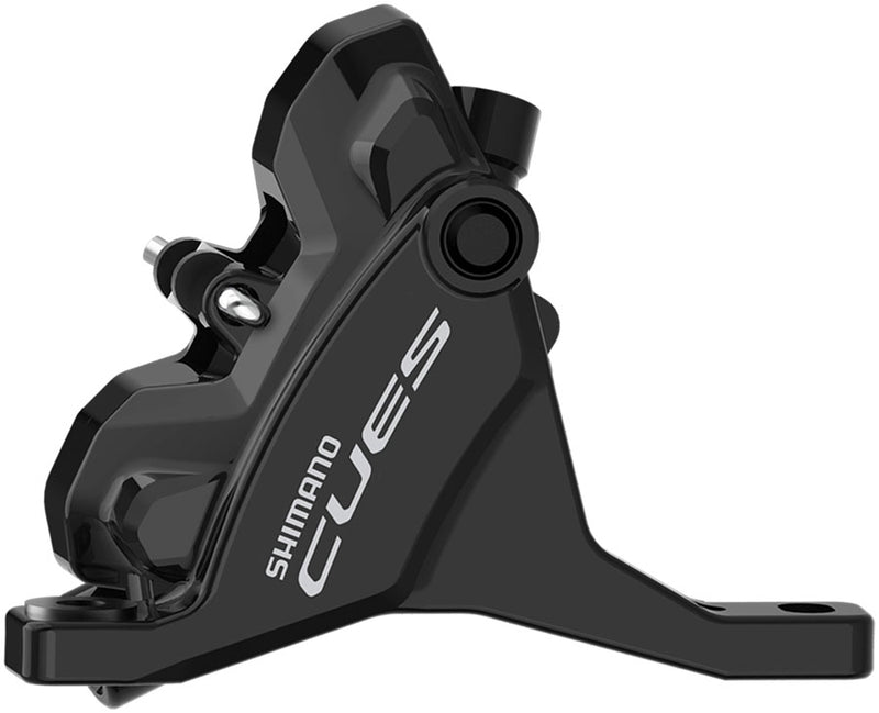 Shimano CUES BR-U6030-F Hydraulic Disc Brake Caliper - Front Flat Mount Resin Pad BLK