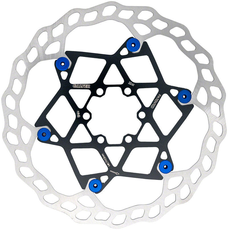 Galfer 203mm Rotor 6-Bolt 2.0mm Floating Blue