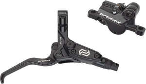 Promax Solve DSK-923 Disc Brake Lever Set - Rear 2-Piston Hydraulic Post Mount BLK