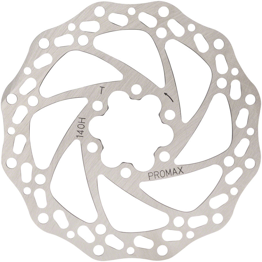 Promax Sport S1 Disc Brake Rotor - 140mm 6-Bolt Silver